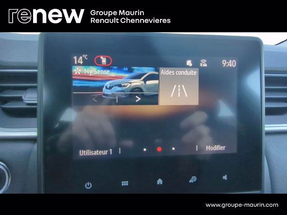 RENAULT Captur 1.6 E-Tech hybride 145ch Intens -21 - Miniature 20