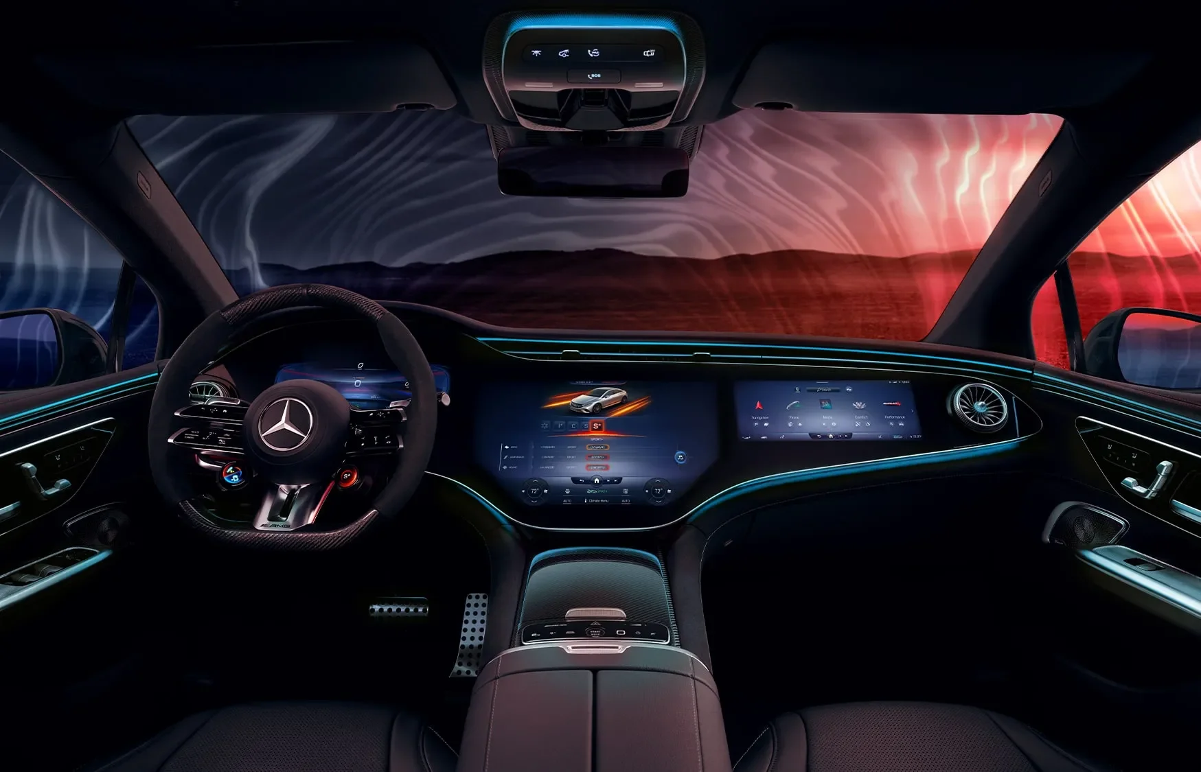 AMG EQE Berline intérieur